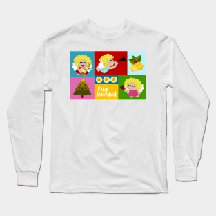 Angelitos Feliz Navidad Long Sleeve T-Shirt